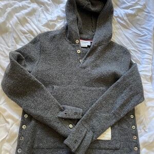 Women's grey hoodie